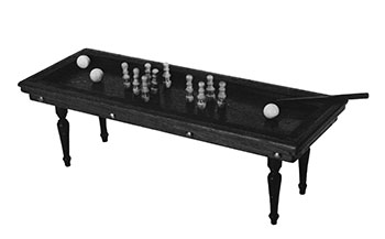 Fig 15. Model for John Brown’s patent application, Improvement in Game Apparatus. Nov 13, 1877. Patent No. 197,091. 
Post, Robert E. American Enterprise: Nineteenth-Century Patent Models. New York: Cooper-Hewitt Museum, 1984. Print.
